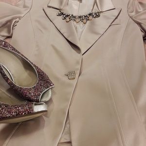 Champagne Satin Cocktail Jacket